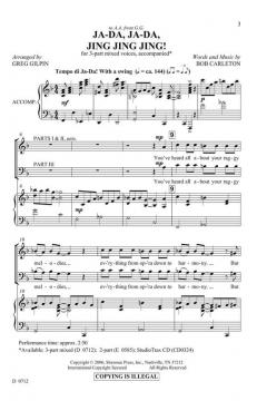 Ja-Da, Ja-Da Jing Jing Jing! 