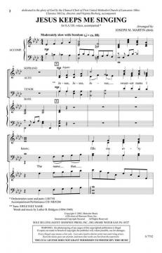 Jesus Keeps Me Singing 