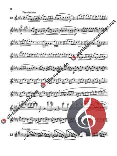 18 Exercises or Etudes for Flute von Benoit Tranquille Berbiguier 