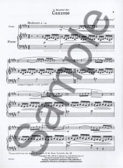 Canzone von Samuel Barber für Flöte und Klavier im Alle Noten Shop kaufen