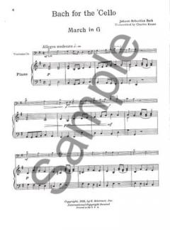 Bach For The Cello im Alle Noten Shop kaufen - GS32841