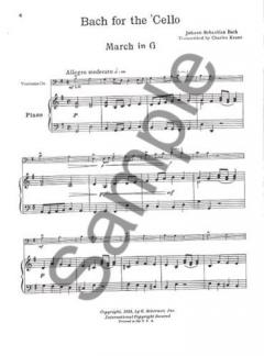Bach For The Cello im Alle Noten Shop kaufen - GS32841