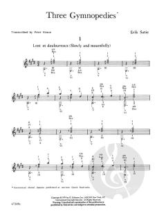 Satie For The Guitar von Erik Satie 