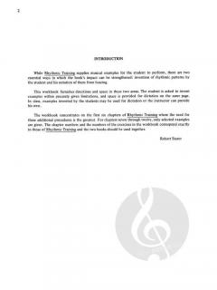 Rhythmic Training Student's Workbook von Robert Starer 