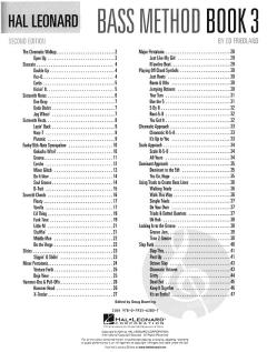 Hal Leonard Bass Method Book 3 (Ed Friedland) 