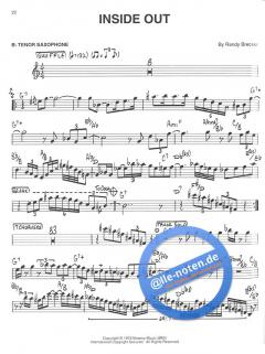 Artist Transcriptions von Michael Brecker 