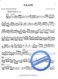 Artist Transcriptions von Michael Brecker 