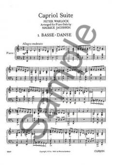 Capriol Suite von Peter Warlock 