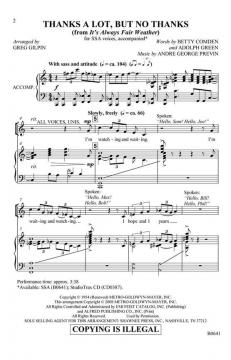 Thanks A Lot, But No Thanks (Greg Gilpin) 