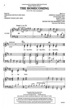 The Homecoming Words By Abraham Lincoln (Joseph A. Martin) 