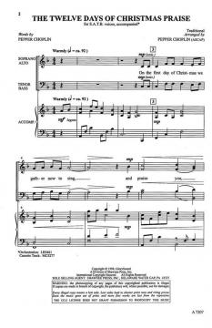 The Twelve Days Of Christmas Praise (Pepper Choplin) 
