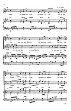 We Thank You, Lord (Joseph A. Martin) 