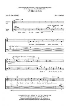 Offerings (Alice Parker) 