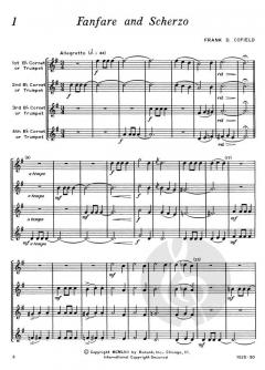 Quartet Repertoire for Cornet or Trumpet im Alle Noten Shop kaufen (Partitur)