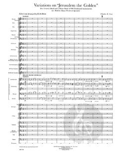 Variations On Jerusalem The Golden 