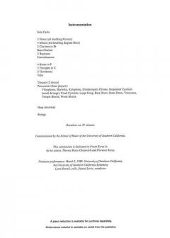 Concerto for Violoncello and Orchestra von Karel Husa 