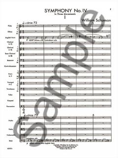 Symphony No. 4 (in Three Movements) von William Schuman 