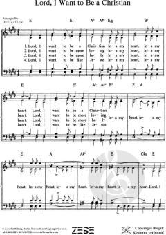 Lord, I Want To Be A Christian 