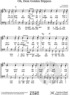 Oh, Dem Golden Slippers 