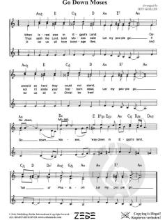 Go Down, Moses von Jeff Guillen (Download) 