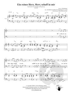 Ein reines Herz, Herr, schaff in mir 