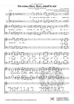 Ein reines Herz, Herr, schaff in mir 