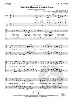 Lobe den Herren, o meine Seele 