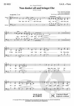 Nun danket all und bringet Ehr 