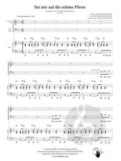 Tut mir auf die schöne Pforte 