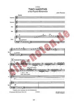 Two Hadiths Of The Prophet Mohammed (John Tavener) 