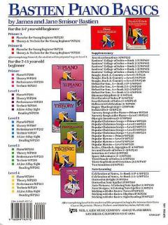 Bastien Piano Basics: Piano for The Young Beginner Primer A 