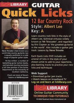 Lick Library: Quick Licks von Albert Lee 