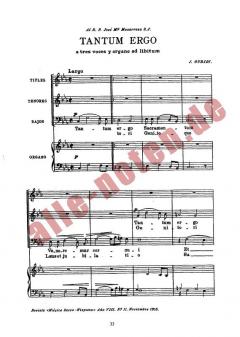 Tantum Ergo (STB/Organ) (Jesus Guridi) 