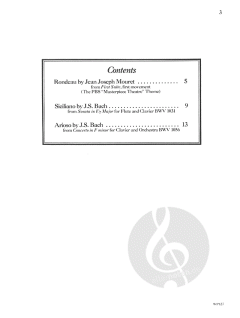 3 Baroque Pieces Piano Duet 