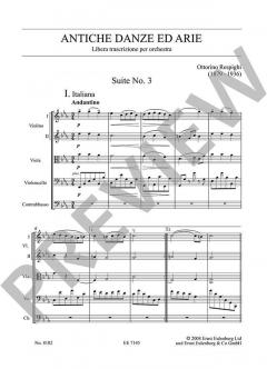 Antiche Danze ed Arie von Ottorino Respighi 