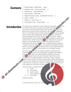 8 Traditional Japanese Pieces von Gordon Saunders 