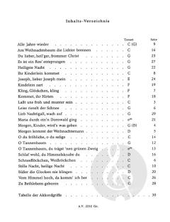 Gitarre zum Weihnachtslied 