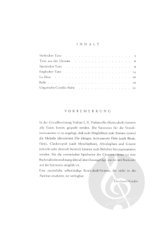 Europäische Tänze für Schulorchester von Eberhard Werdin 