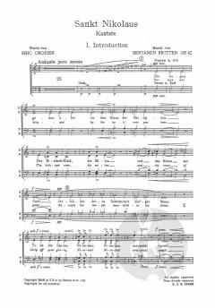 Saint Nicolas op. 42 (Benjamin Britten) 