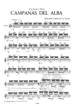 Sainz De La Maza, E Campanas Del Alba Guitar von Eduardo Sainz de la Maza 