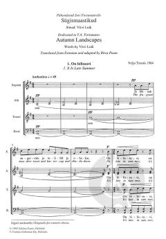 Sügismaastikud (Veljo Tormis) 