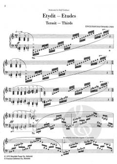 Etüden op. 42 von Einojuhani Rautavara 