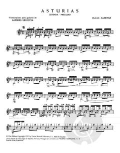 Albeniz Asturias Preludio (segovia) Guitar von Isaac Albeniz 