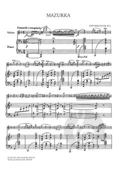 Fünf Stücke von Jean Sibelius 