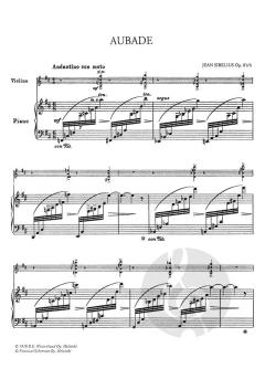 Fünf Stücke von Jean Sibelius 