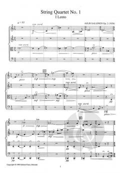 Streichquartett Nr. 1 von Aulis Sallinen im Alle Noten Shop kaufen (Partitur)