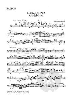 Concertino pour le basson (Bernhard Henrik Crusell) 