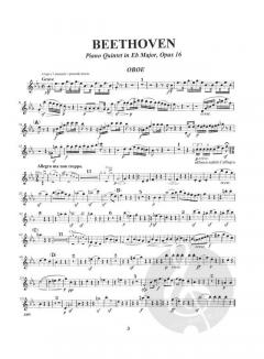 Quintett Es-Dur Op. 16 von Ludwig van Beethoven für Klavier, Oboe, Klarinette, Horn und Fagott im Alle Noten Shop kaufen (Einzelstimme)