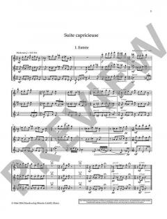 Suite capricieuse von Willy Schneider für 3 Flöten im Alle Noten Shop kaufen