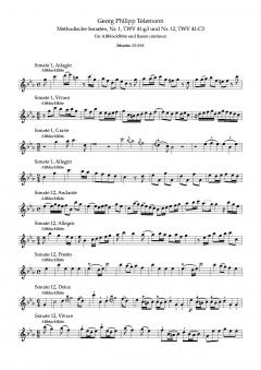Methodische Sonaten Band 4 (Georg Philipp Telemann) 